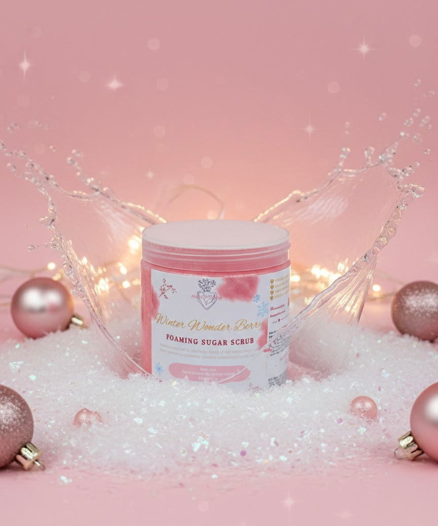 Winter Wonder Berry Foaming Sugar Scrub